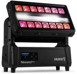 BeamZ NUKE1 Motorizált RGBW LED stroboszkóp/beam - kültéri
