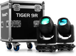 BeamZ Tiger 9R 260W 2db MkIII Robotlámpa + Hordozó doboz