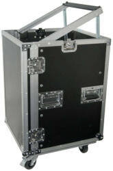 Power Dynamics PD-F12U8 19″ (12U) PROFI Rétegelt lemez/fém Rackláda Kerekekkel