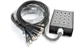 PD CONNEX CX162 Stage box / Csoportkábel (12 + 4 csatorna, 30 m kábel)