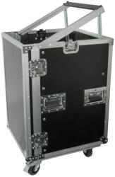 Power Dynamics PD-F16U8 19″ (16U) PROFI Rétegelt lemez/fém Rackláda Kerekekkel