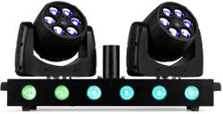 BeamZ Fuze Twin DMX 6x12W 4-in-1 RGBW Wash Robotlámpa+LED Bar Fényeffekt