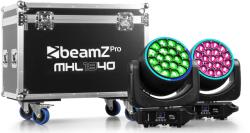 BeamZ MHL1940 LED szett, 2db 19x40W robotlámpa + koffer