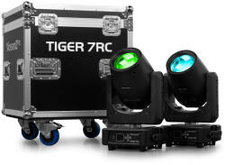 BeamZ Tiger 7RC 230W 2db MkIII Robotlámpa + Hordozó doboz