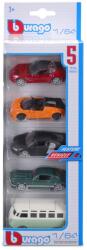 Bburago 1/64 autók, 5 db/csomag Ajánlott 3-14 éves korig fiúknak [Cikkszám 88006]