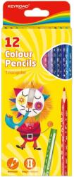 Keyroad színes ceruza készlet háromszögletű, 12 szín (KR971273) (KR971273) (KR971273)