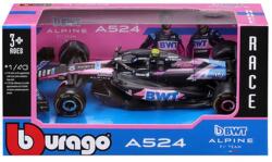 Bburago 1 /43 F1 versenyautó - BWT Alpine F1 Team A524 (2024) Ajánlott 3-14 éves korig fiúknak [Cikkszám 1701]