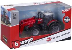 Bburago 10 cm traktor - Massey Ferguson markolóval Ajánlott 3-10 éves korig fiúknak [Cikkszám 53402]