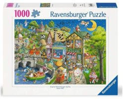 Ravensburger Puzzle 1000 db - Mother Gooseville 15502