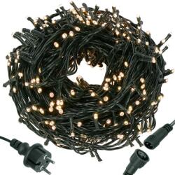 SPRINGOS Karácsonyi Égősor - 400 LED, Meleg Fehér, 24 m, Karácsonyi Fények, IP44