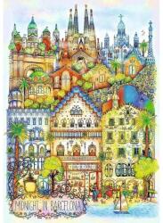 Trefl 12074 - Éjfél Barcelonában - 1000 db-os Premium Plus puzzle (12074)