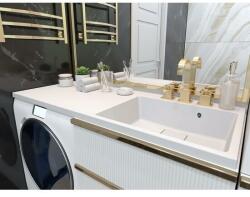 Ulgran Paola Magenta 1200 R Fürdőszobai Mosdókagyló - Fehér (P-1200-R) - watermarkt