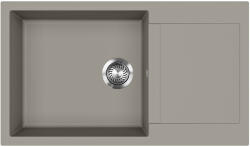 Evido Cubo XL 6S compact gránit mosogató, 860 x 500 mm, platina (442060) - watermarkt