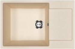 Ulgran U-602-328 Gránit Design Mosogatótálca - Csepegtetőtálcás, Bézs (U-602-328) - watermarkt