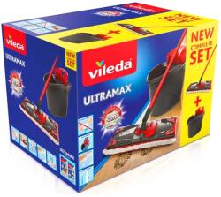 Vileda Ultramax lapos felmosó szett, 34 cm fej, 120 cm nyél, vödör (54912)