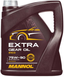 MANNOL 8103 Extra Gear Oil 75W-90 GL-4/GL-5 LS (4 L)