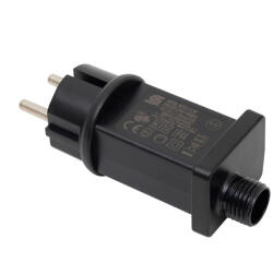 Somogyi Elektronic DLA 12W hálózati adapter fényfüzérekhez, IP44, freccsenő víz ellen védett, kül- és beltéri (DLA 12W)