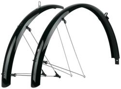 SKS Bluemels Basic 28-29-es műanyag sárvédő szett, 55 mm, V-pálcás, fekete - bikepro - 13 490 Ft
