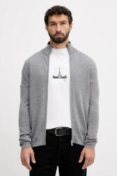 KARL LAGERFELD gyapjú pulóver szürke, 554399.655004 - szürke M