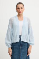 BOSS Orange kardigán gyapjú keverékből - kék M