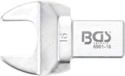 BGS technic Villásfej nyomatékkulcshoz | 16 mm | Befogó 14 x 18 mm - BGS 6901-16 (BGS 6901-16)