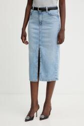 Guess farmer szoknya MILA sötétkék, midi, egyenes, W5YD1L D5QQ0 - sötétkék 26