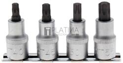 BGS technic Behajtófej-készlet | 12, 5 mm (1/2") | T-profil (Torx) T40 - T55 | 4 darabos - BGS 8886 (BGS 8886)