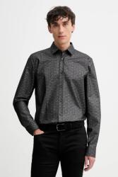 HUGO BOSS ing galléros, fekete, slim, 50524846 - fekete 46