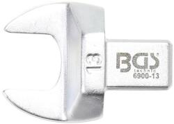BGS technic Villásfej nyomatékkulcshoz | 13 mm | Befogó 9 x 12 mm - BGS 6900-13 (BGS 6900-13)