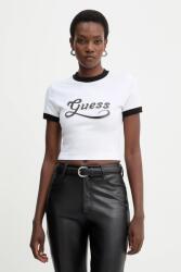 Guess t-shirt fehér, W5BI20 J1314 - fehér XS