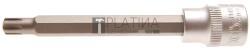 BGS technic Behajtófej | Hossz 100 mm | 10 mm (3/8") | Ékprofil (RIBE) M6 - BGS 4141 (BGS 4141)