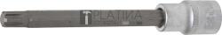 BGS technic Behajtófej | Hossz 140 mm | 12, 5 mm (1/2") | Ékprofil (RIBE) M10 - BGS 5184-R10 (BGS 5184-R10)