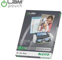 Leitz Meleglamináló fólia, 80 mikron, A5, fényes, UDT technológiával (E74920000) (E74920000) (E74920000)