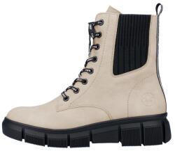 RIEKER Ghete dama, Rieker, X3414-60-Bej, casual, piele ecologica, imblanite, cu talpa joasa, bej (Marime: 40)
