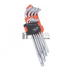 TACTIX furatos TORX - Imbuszkulcs készlet (9 részes) - 206009 (206009)