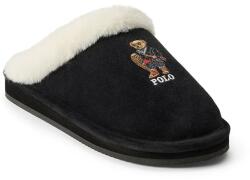 Ralph Lauren velúr papucs Kayleigh Scf fekete, 842P03594002 - fekete Női 39