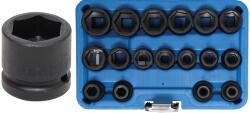 BGS technic Levegős dugókulcskészlet hatszögletű, extra lapos | 12, 5 mm (1/2") | 8 - 24 mm | 17 darabos - BGS 9286 (BGS 9286)