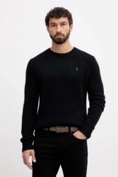 Ralph Lauren gyapjú pulóver bézs, 710918805 - fekete M