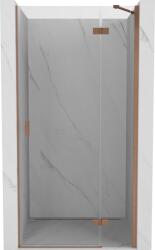 Mexen Mist-H, egyszárnyú zuhanyajtó jobbos 85 cm, átlátszó üveg, matt rézprofil, 8A5-085-000-65-00-P (8A5-085-000-65-00-P)