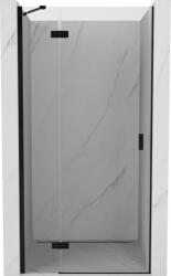 Mexen Mist-H, 1 szárnyú zuhanyajtó bal oldali 80 cm, átlátszó üveg, fekete profil, 8A5-080-000-70-00-L (8A5-080-000-70-00-L)