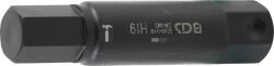 BGS technic Behajtófej | Hossz 100 mm | Külső hatszögletű 22 mm | Belső hatszögletű 19 mm - BGS 5246-H19 (BGS 5246-H19)