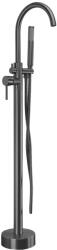 Rea Lungo, szabadon álló csaptelep kézi zuhanyszettel h-1105, grafit, REA-B6396 (REA-B6396)