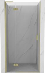 Mexen Mist-H L, 1 szárnyú zuhanyajtó bal oldali 110 cm, átlátszó üveg, matt arany profil, 8A5L-110-000-55-00-L (8A5L-110-000-55-00-L)