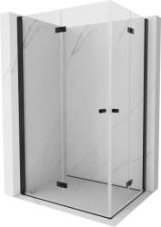 Mexen Mist-F Duo, összecsukható zuhanykabin 110 x 105 cm, átlátszó üveg, fekete profil, 8A6-110L-105P-70-00 (8A6-110L-105P-70-00)
