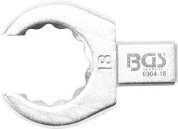 BGS technic Csillagfej nyomatékkulcshoz | nyitott | 17 mm | Befogó 9 x 12 mm - BGS 6904-18 (BGS 6904-18)