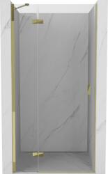 Mexen Mist-H, 1 szárnyú zuhanyajtó balos 90 cm, átlátszó üveg, arany fényes profil, 8A5-090-000-50-00-L (8A5-090-000-50-00-L)
