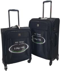 Touareg két részes fekete négykerekű bőröndszett-S, M AIR6932-2db Fekete S, M - taskaweb