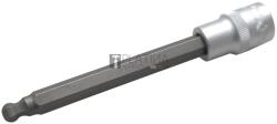 BGS technic Behajtófej | Hossz 140 mm | 12, 5 mm (1/2") | Belső hatszögletű gömbfejes 8 mm - BGS 4258-8 (BGS 4258-8)