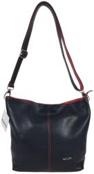 RIALTO kombinált fekete-piros bőr divattáska R258XD-19 - taskaweb