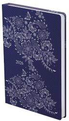 TopTimer Határidõnapló TOPTIMER Joy J012 B/6 heti fehér lapos Budapest Metalizált ezüst 2026 (T012J-305) - tonerpiac